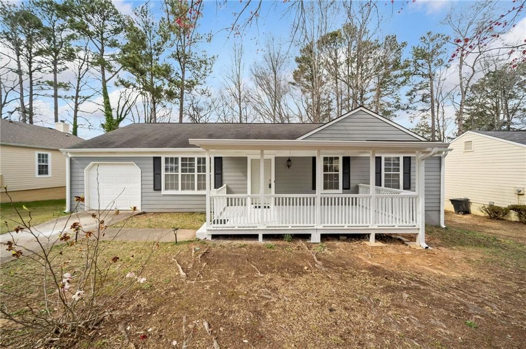 3 bedroom, 2 bathroom single family residence sold at 1389 Ling Drive, Austell, GA 30168