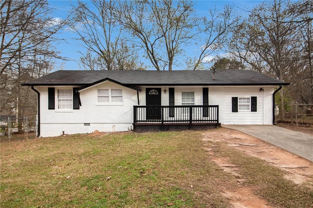 3 bedroom, 2 bathroom single family residence sold at 7437 Nulan Way, Riverdale, GA 30274