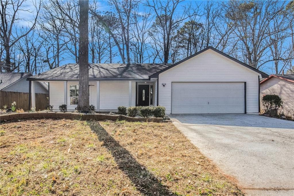 4 bedroom, 2 bathroom single family residence sold at 1312 Buttercup Court, Lawrenceville, GA 30044