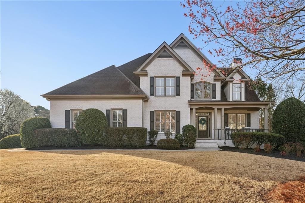 6 bedroom, 5 bathroom single family residence sold at 5975 Deerwoods Trail, Alpharetta, GA 30005