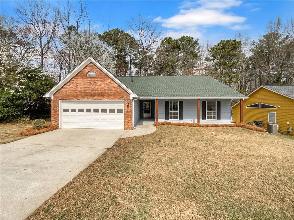 3 bedroom, 2 bathroom single family residence sold at 2412 Cheyenne Lane, Lawrenceville, GA 30044