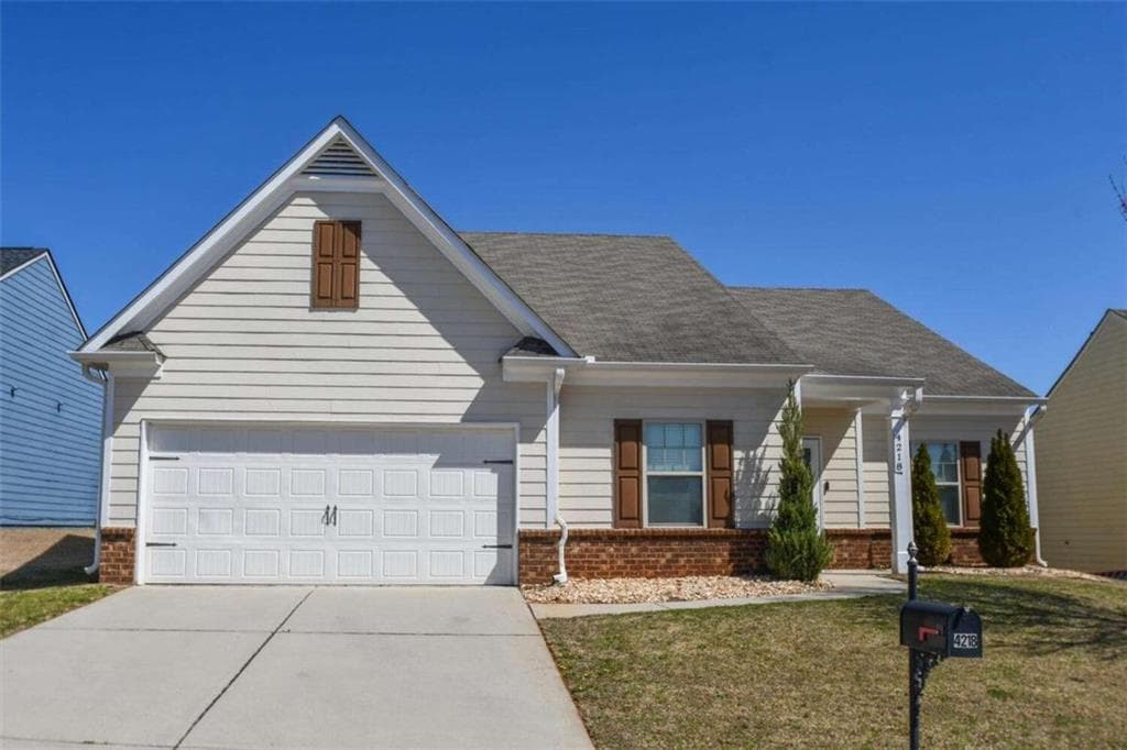 4 bedroom, 2 bathroom single family residence sold at 4218 Swamp Cypress Trail, Gainesville, GA 30504