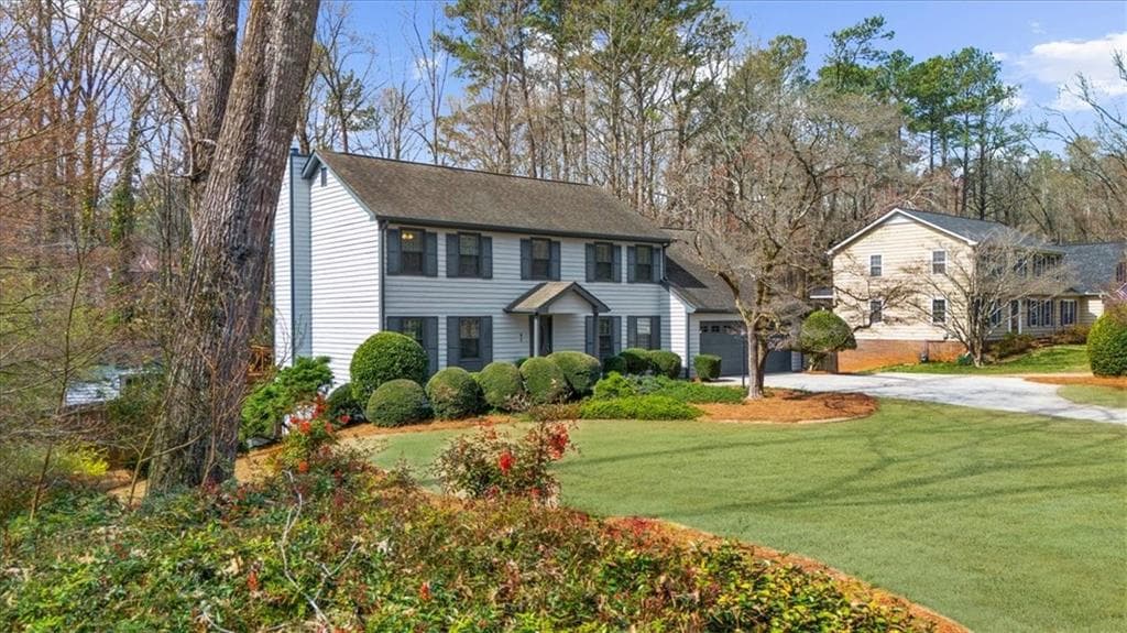 4 bedroom, 4 bathroom single family residence sold at 245 Hollyberry Court, Roswell, GA 30076