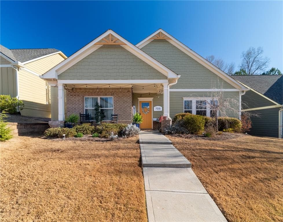 4 bedroom, 3 bathroom single family residence sold at 708 Lantern Walk Drive, Ball Ground, GA 30107