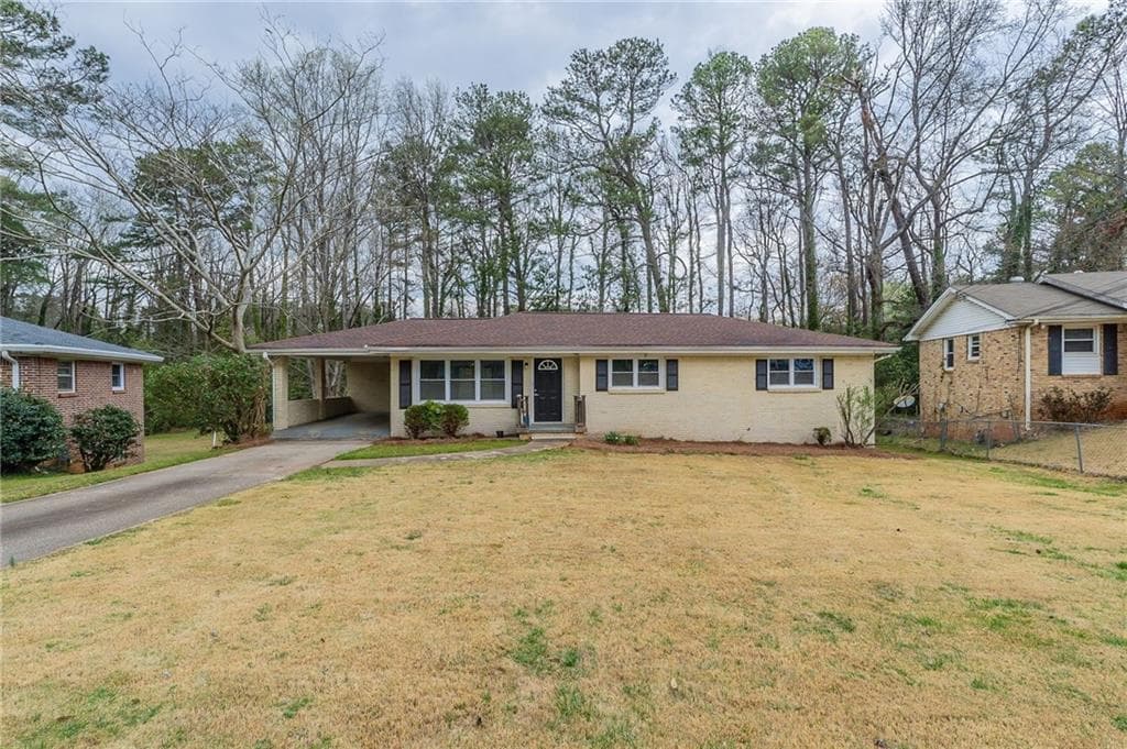 4 bedroom, 3 bathroom single family residence sold at 3202 Betty Circle, Decatur, GA 30032