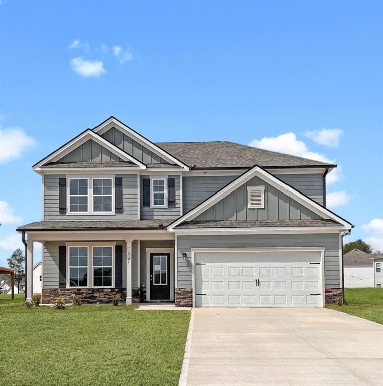 4 bedroom, 3 bathroom single family residence sold at 2307 Waterside Drive, Bethlehem, GA 30620