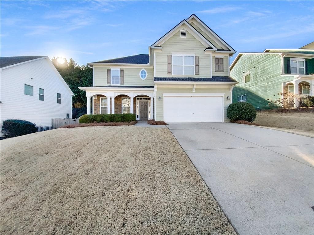 4 bedroom, 3 bathroom single family residence sold at 412 Pine Log Court, Canton, GA 30115