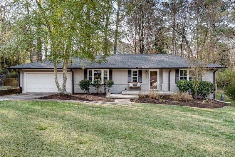 3 bedroom, 2 bathroom single family residence sold at 2031 Audubon Drive, Atlanta, GA 30329