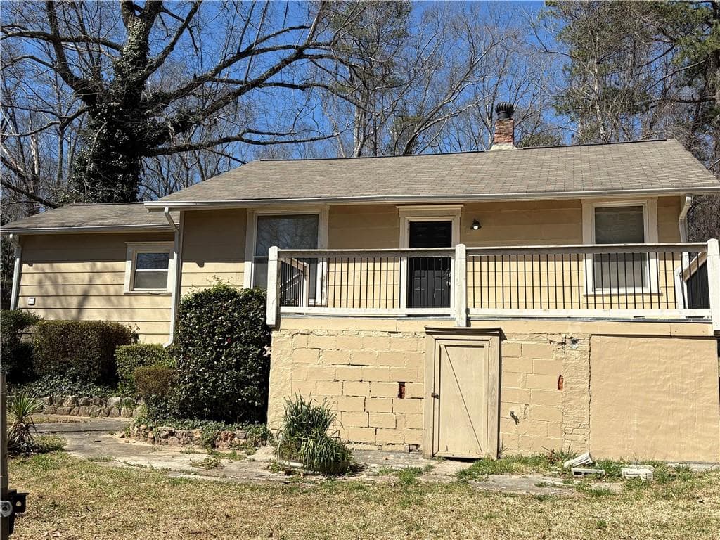 2 bedroom, 1 bathroom single family residence sold at 1415 DODSON Drive, Atlanta, GA 30311
