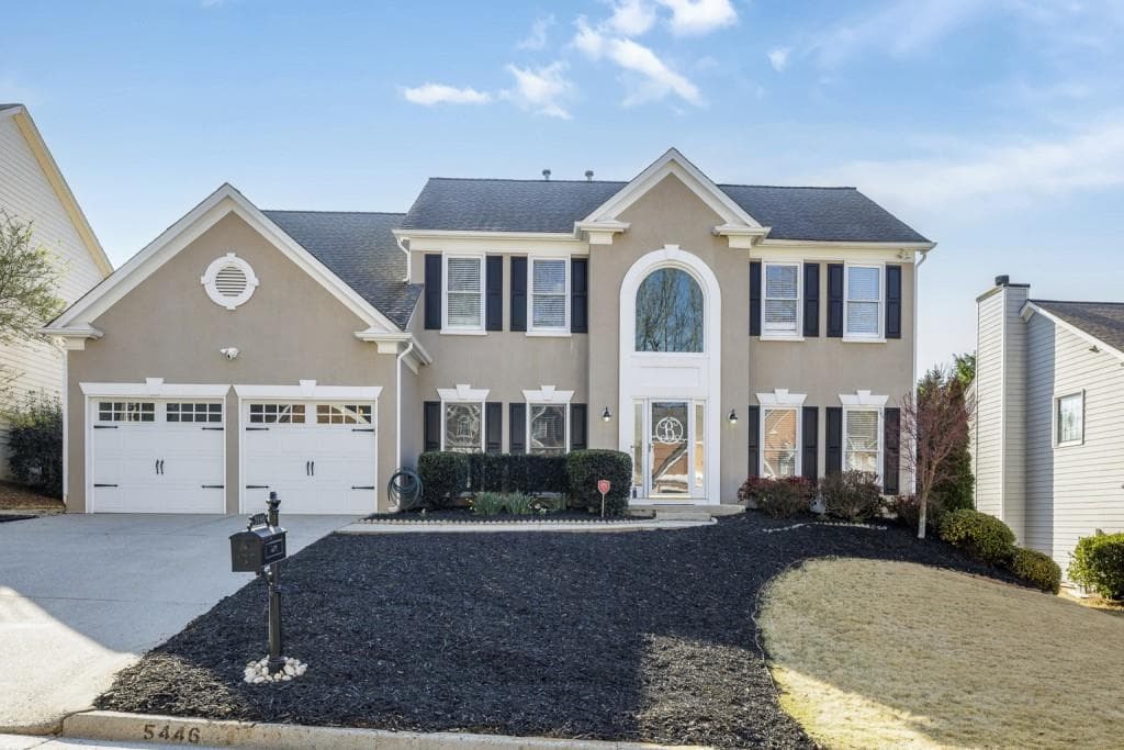 4 bedroom, 3 bathroom single family residence sold at 5446 Oxford Chase Way, Dunwoody, GA 30338