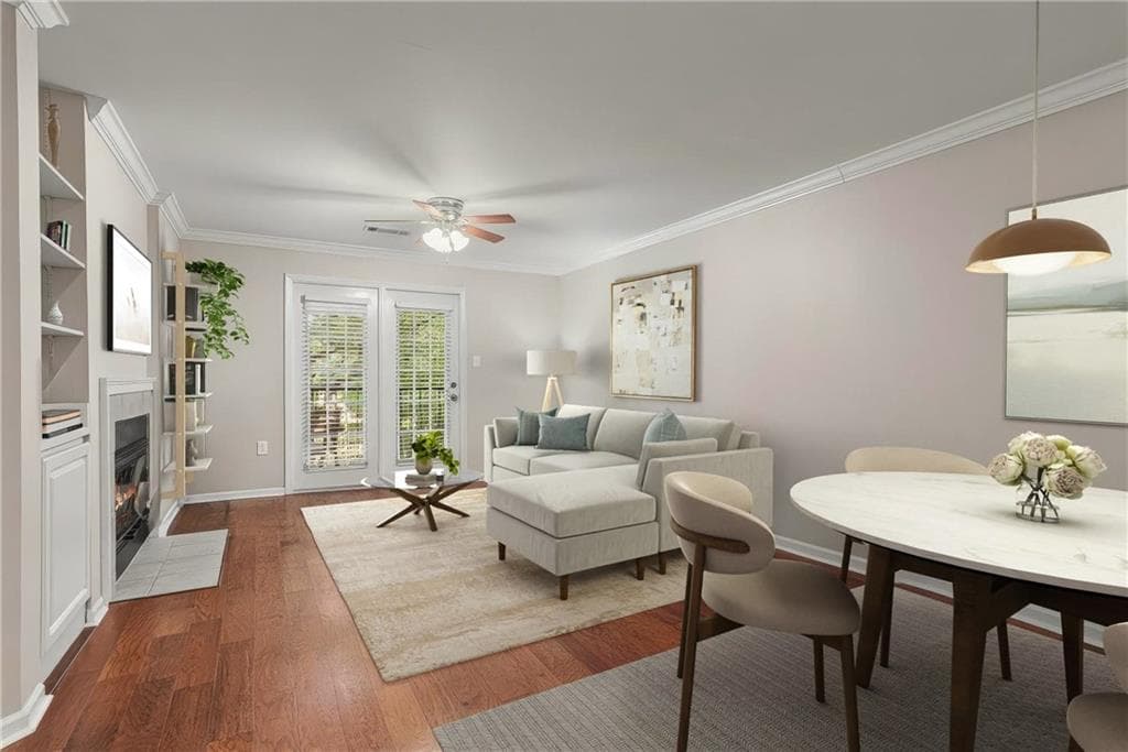 1 bedroom, 1 bathroom condominium sold at 3655 Habersham Road 215, Atlanta, GA 30305