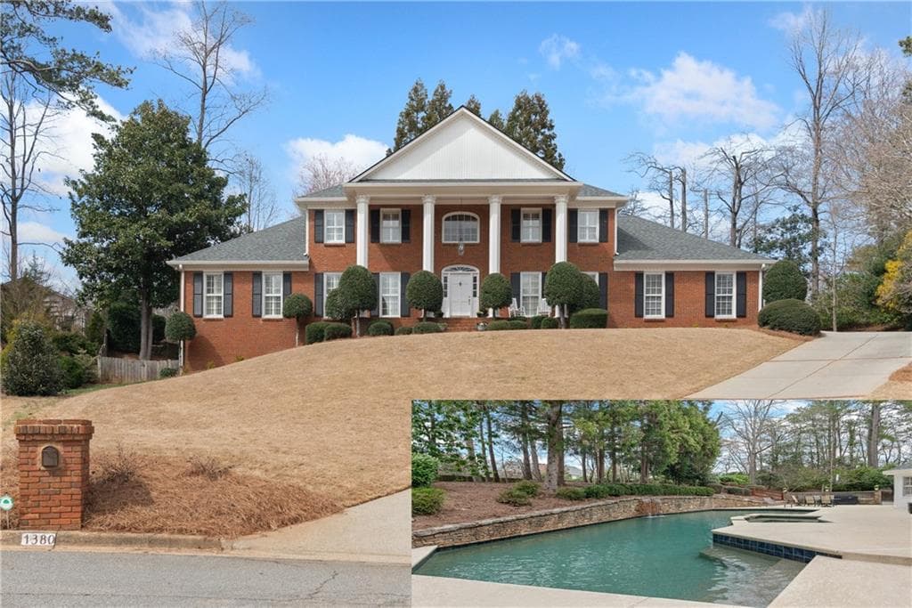 4 bedroom, 5 bathroom single family residence sold at 1380 Tennis Court Place, Roswell, GA 30075