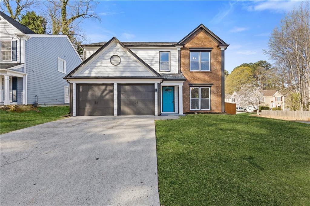 3 bedroom, 3 bathroom single family residence sold at 1074 Wenham Lane, Lawrenceville, GA 30044