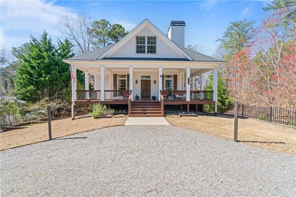 3 bedroom, 3 bathroom single family residence sold at 9150 Ponderosa Trail, Gainesville, GA 30506