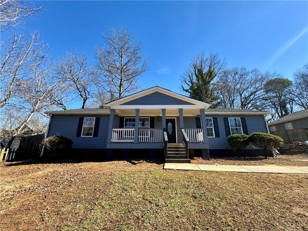 4 bedroom, 2 bathroom single family residence sold at 383 Third Avenue, Scottdale, GA 30079