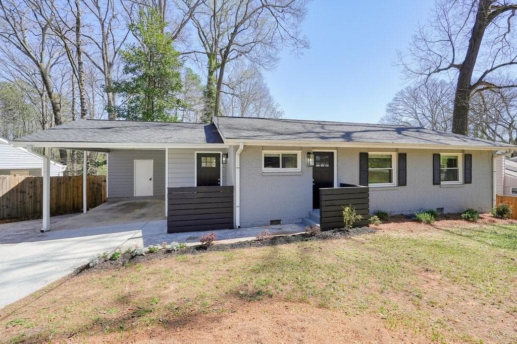 3 bedroom, 2 bathroom single family residence sold at 4985 Crowe Drive, Smyrna, GA 30082