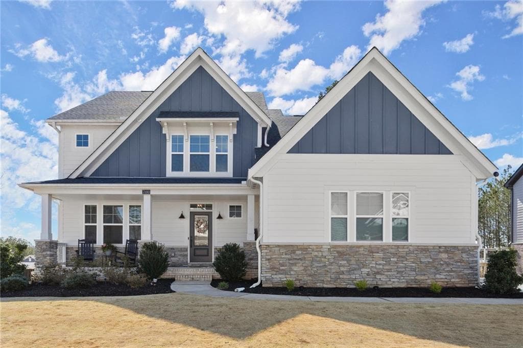 5 bedroom, 4 bathroom single family residence sold at 7880 Scenic Ridge Way, Ball Ground, GA 30107