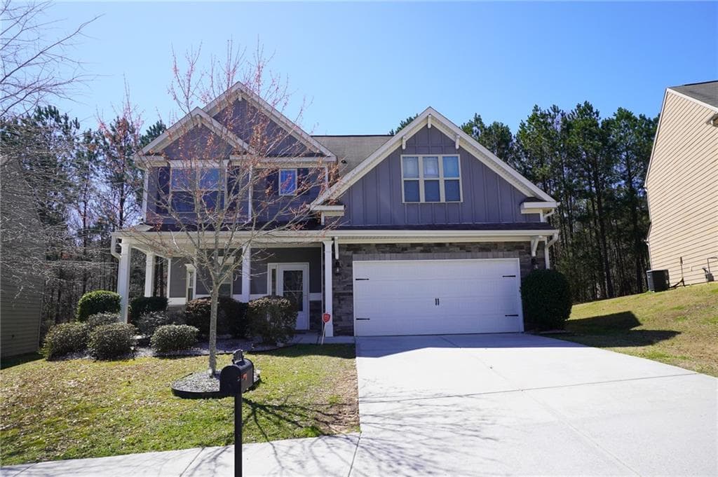 4 bedroom, 3 bathroom single family residence sold at 667 Rockingham Drive, Lithia Springs, GA 30122