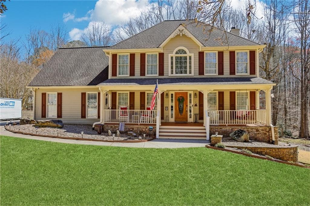 4 bedroom, 3 bathroom single family residence sold at 215 Morning Glory Ridge, Canton, GA 30115