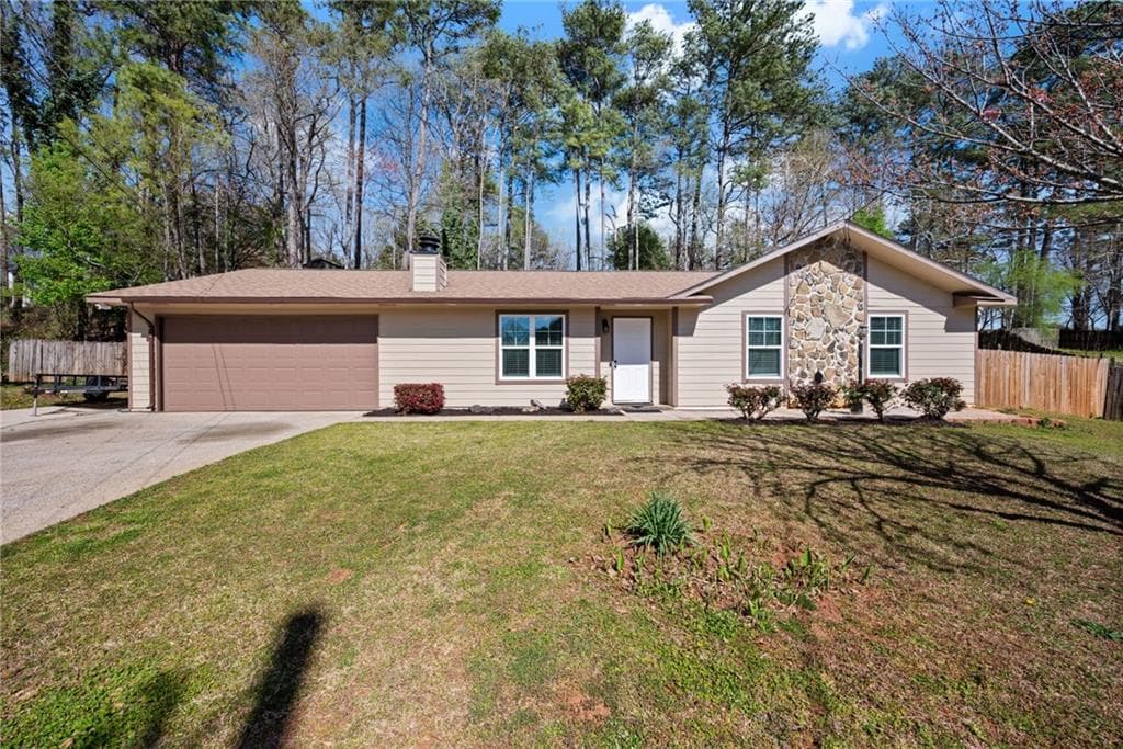 3 bedroom, 2 bathroom single family residence sold at 3776 Bromolow Trail, Lawrenceville, GA 30044