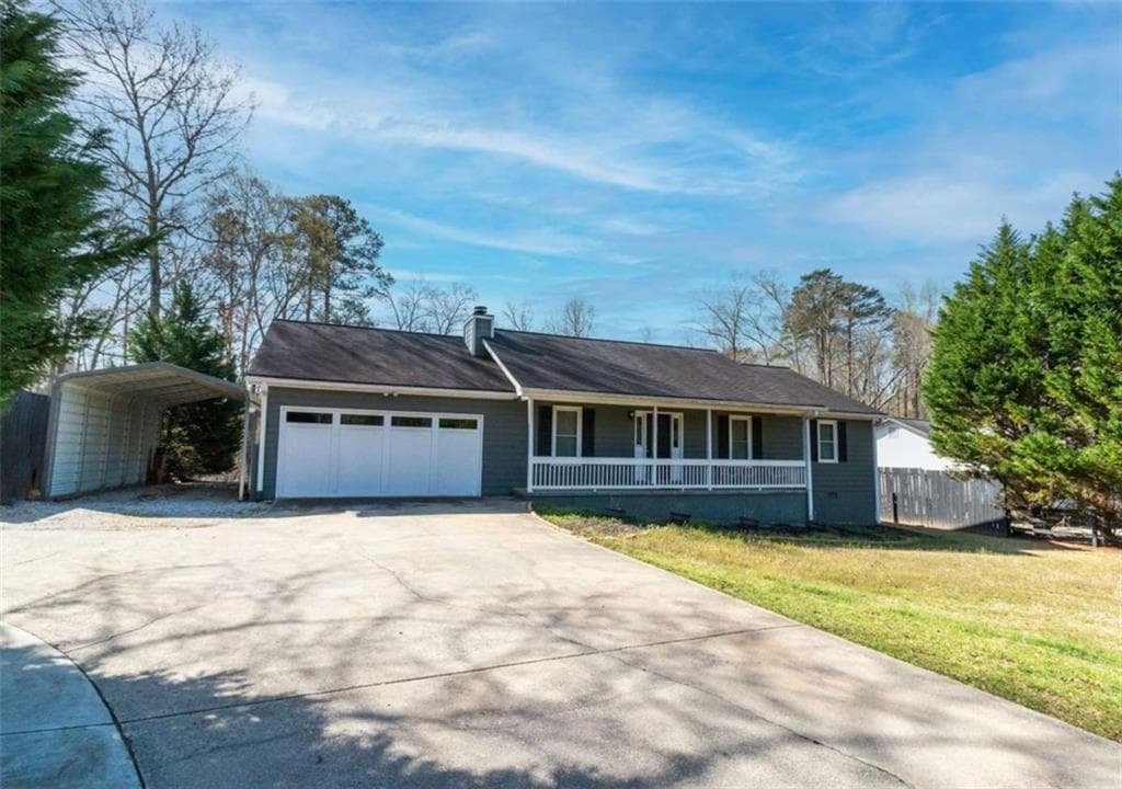 3 bedroom, 2 bathroom single family residence sold at 11555 Brown Bridge Road, Covington, GA 30016