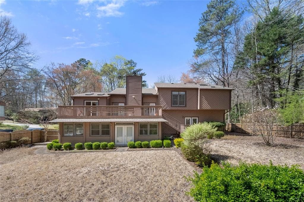 4 bedroom, 4 bathroom single family residence sold at 2540 ROCKY SPRINGS Drive, Marietta, GA 30062