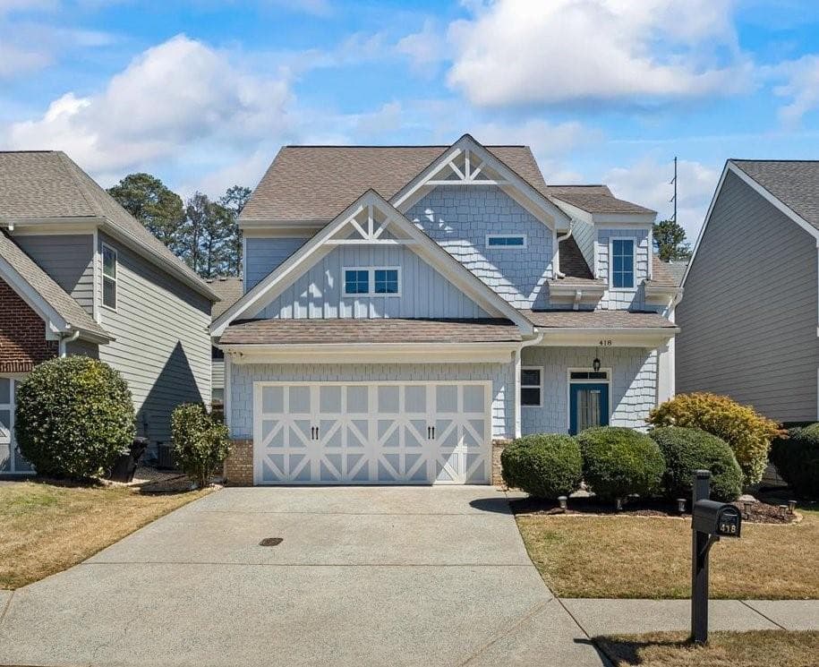 3 bedroom, 3 bathroom single family residence sold at 418 Belmont Way, Woodstock, GA 30189