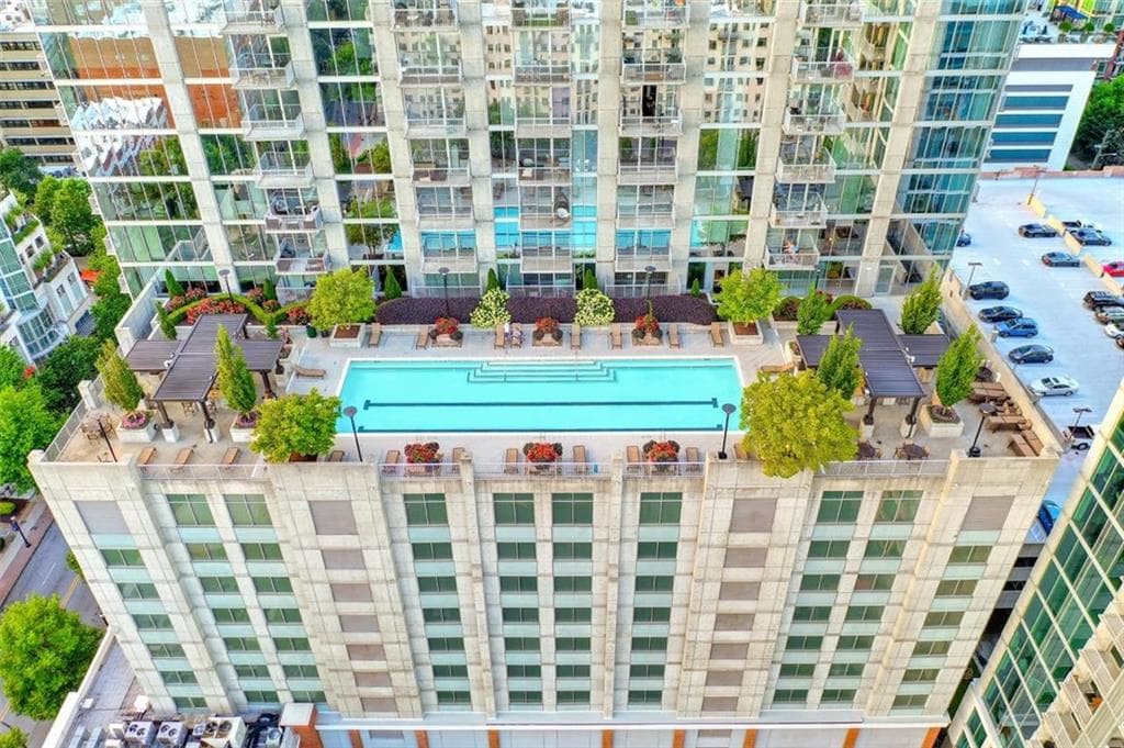 2 bedroom, 3 bathroom condominium sold at 855 Peachtree Street 2307, Atlanta, GA 30308
