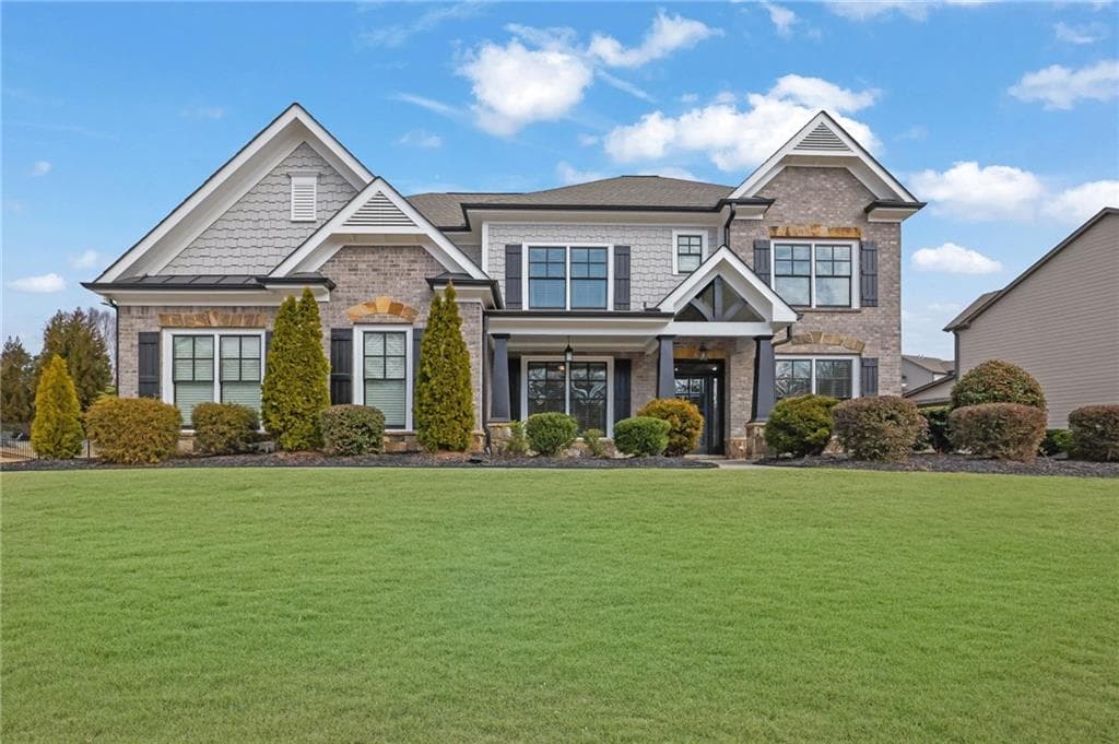 5 bedroom, 4 bathroom single family residence sold at 4681 Gablestone Drive, Hoschton, GA 30548