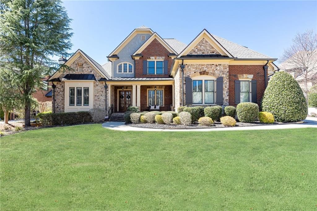 5 bedroom, 7 bathroom, 7,155 sq ft single family residence sold at 5352 Lacosta Lane, Alpharetta, GA 30022