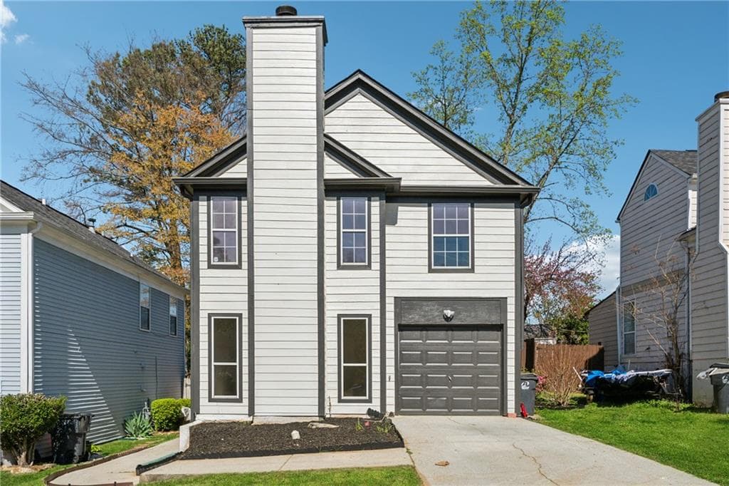 3 bedroom, 3 bathroom single family residence sold at 1140 Woodstream Drive, Lawrenceville, GA 30044