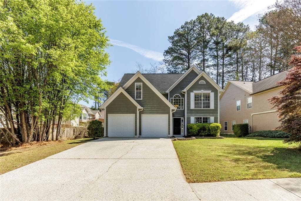 3 bedroom, 3 bathroom single family residence sold at 1855 Keswick Place Drive, Lawrenceville, GA 30043