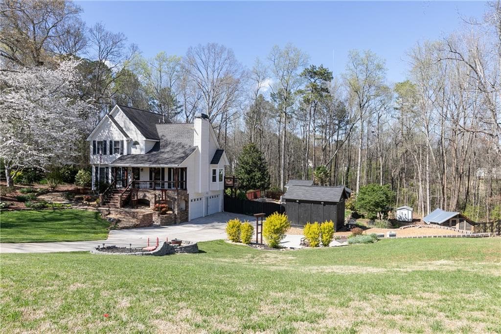 4 bedroom, 3 bathroom single family residence sold at 158 Lambeth Drive, Hiram, GA 30141