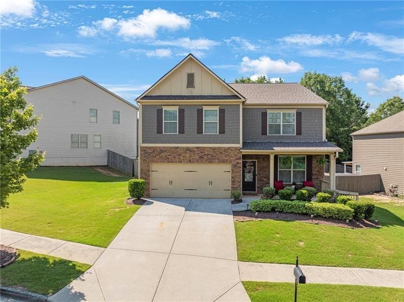 5 bedroom, 3 bathroom single family residence sold at 1252 Thomas Daniel Way, Lawrenceville, GA 30045
