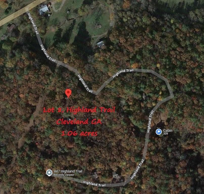 single family residence sold at 0 Highland Trail, Cleveland, GA 30528