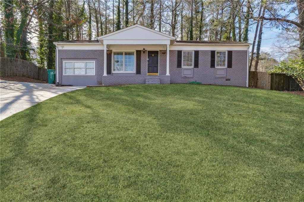 3 bedroom, 2 bathroom single family residence sold at 2350 Brenda Drive, Smyrna, GA 30080