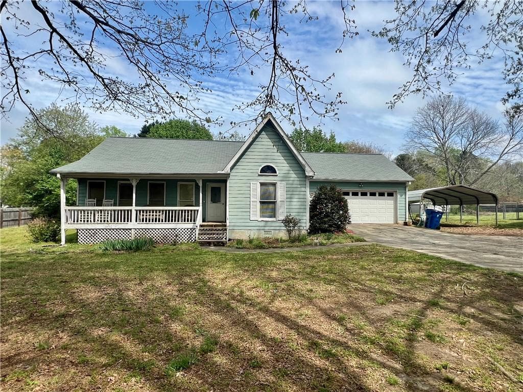 3 bedroom, 2 bathroom single family residence sold at 204 Appalachee Church Road, Auburn, GA 30011