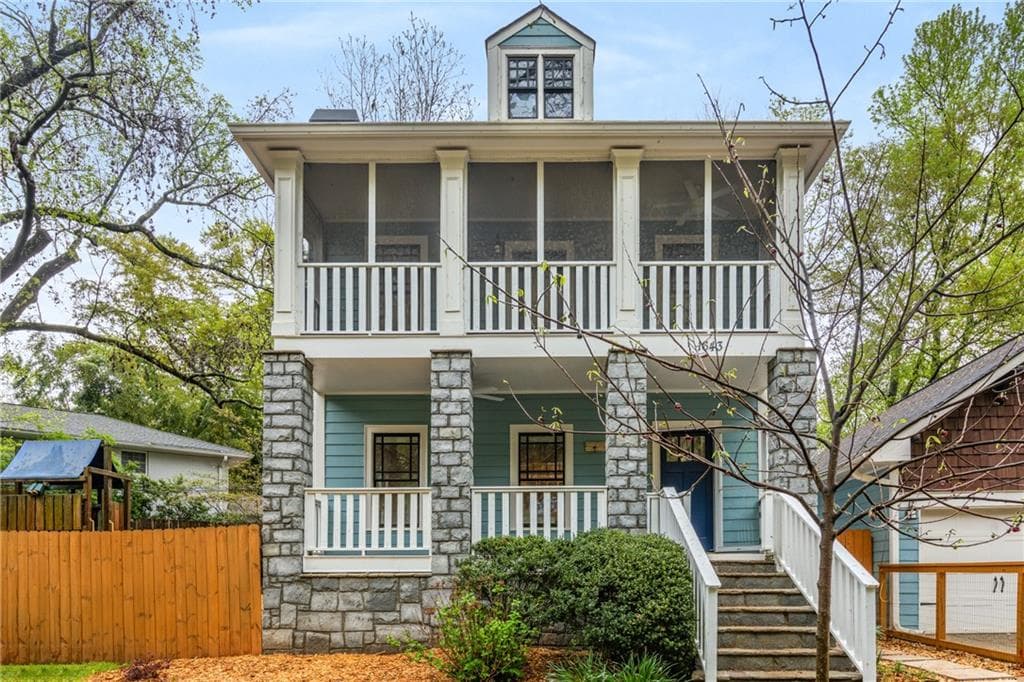 3 bedroom, 3 bathroom single family residence sold at 1643 Wade Avenue, Atlanta, GA 30317