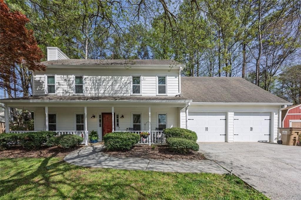 4 bedroom, 3 bathroom single family residence sold at 4962 Falcon Wood Court, Marietta, GA 30066