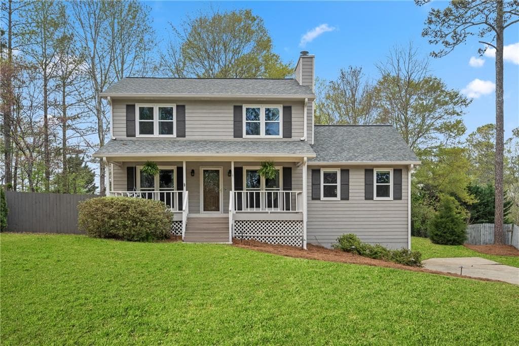 4 bedroom, 2 bathroom single family residence sold at 2217 Sims Drive, Marietta, GA 30066
