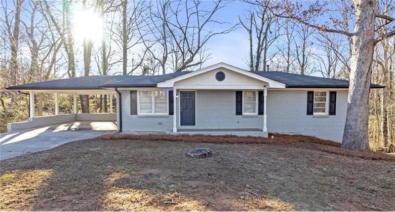 3 bedroom, 2 bathroom single family residence sold at 5496 Davis Drive, Austell, GA 30106