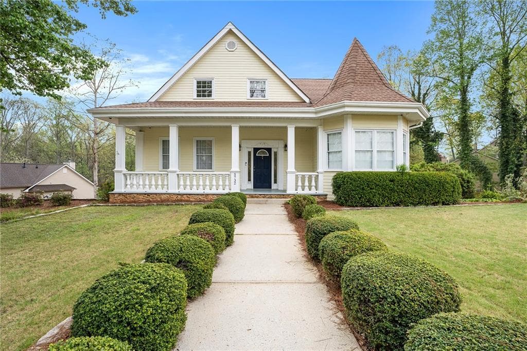 4 bedroom, 4 bathroom single family residence sold at 5732 Falls View Drive, Buford, GA 30518