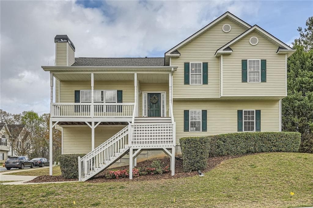 4 bedroom, 3 bathroom single family residence sold at 5997 Tate Drive, Austell, GA 30106