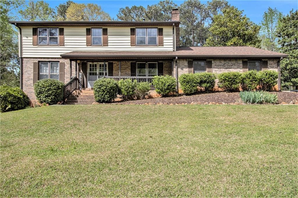 4 bedroom, 3 bathroom single family residence sold at 1757 Colonial South Drive, Conyers, GA 30094