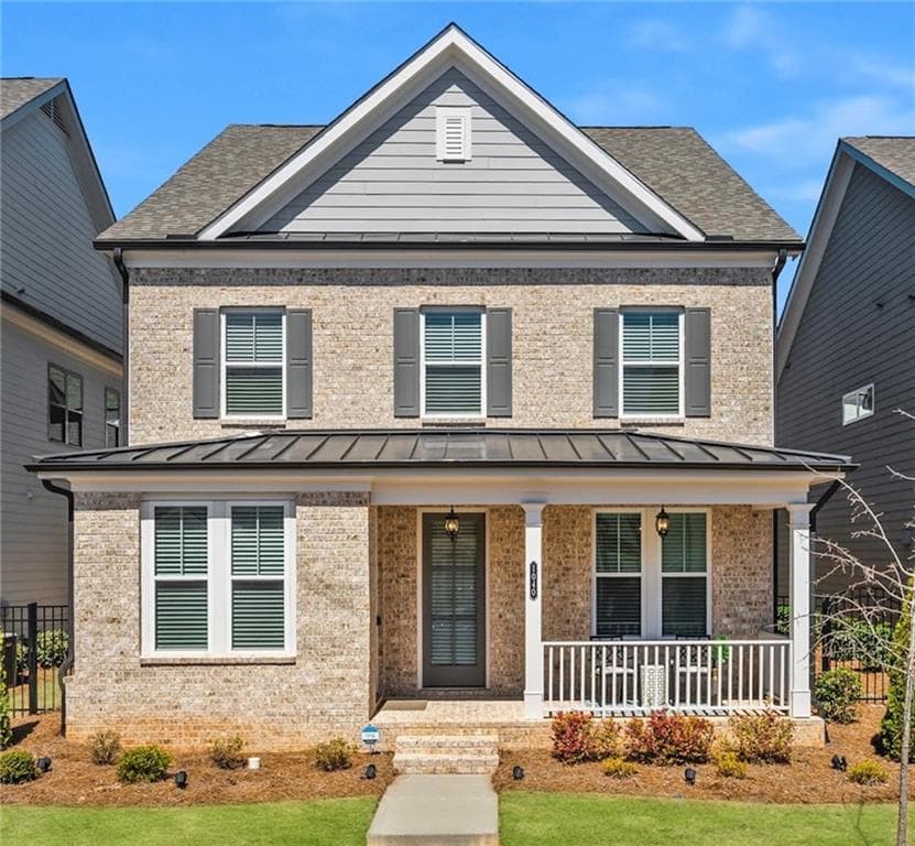 4 bedroom, 3 bathroom single family residence sold at 1040 Poppy Pointe, Alpharetta, GA 30004