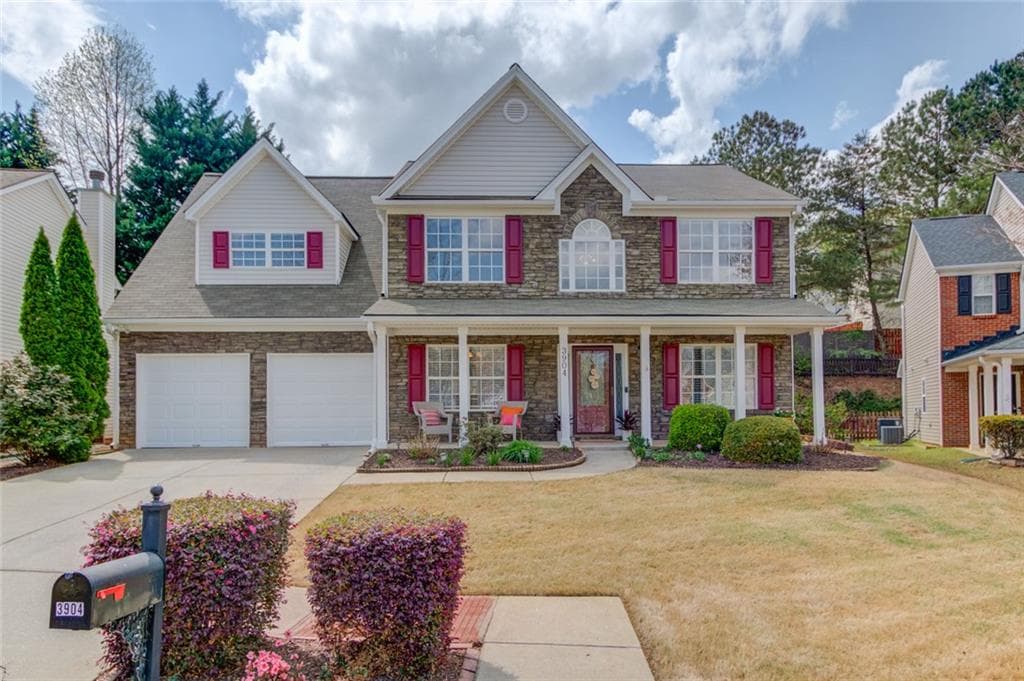 4 bedroom, 3 bathroom single family residence sold at 3904 Tristan Way, Suwanee, GA 30024