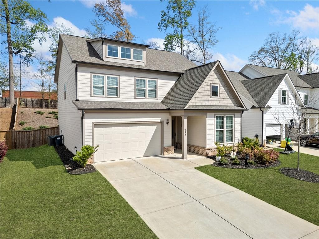 4 bedroom, 3 bathroom single family residence sold at 234 Fieldbrook Crossing, Canton, GA 30115