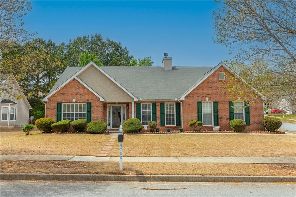 4 bedroom, 2 bathroom single family residence sold at 5780 Village Loop, Fairburn, GA 30213