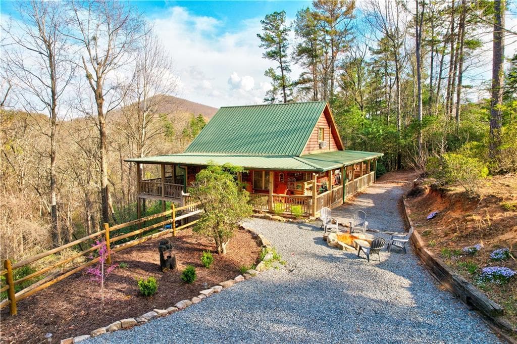 3 bedroom, 3 bathroom single family residence sold at 91 MOUNTAIN VIEW Drive, Cherry Log, GA 30522