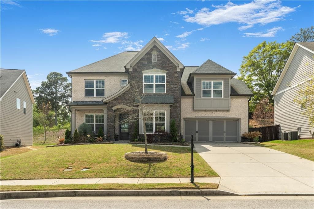 5 bedroom, 4 bathroom single family residence sold at 3478 Crayton Glen Way, Buford, GA 30519